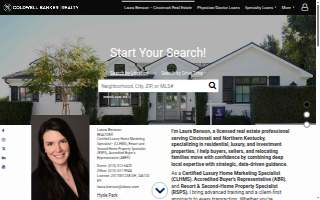 Laura Benson - Greater Cincinnati Real Estate Agent website