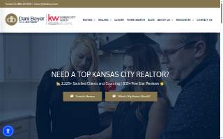 Dani Beyer Real Estate - Keller Williams KC North website