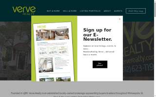 Verve Realty website