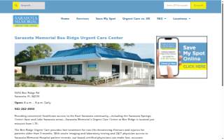 SMH Urgent Care Center at Bee Ridge Rd website