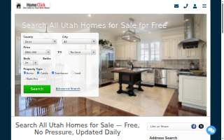 Home Click Real Estate website