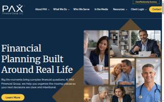 PAX Financial Group, LLC website