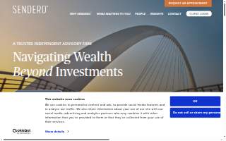 Sendero Wealth Management website