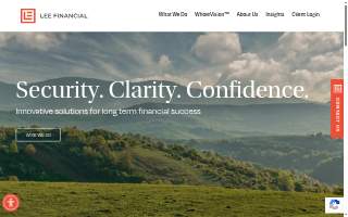 Lee Financial website