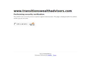Transitions Wealth Advisors website