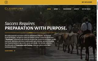 Clearfork Financial Planning website