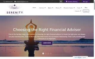 Serenity Wealth Management, Charlotte Fiduciary Financial Advisors website