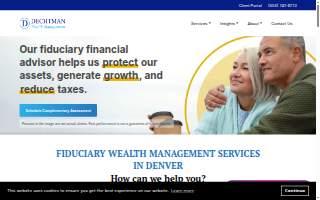 Dechtman Wealth Management website