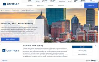 Captrust of Boston website