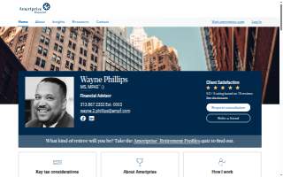 Wayne Phillips - Financial Advisor, Ameriprise Financial Services, LLC website