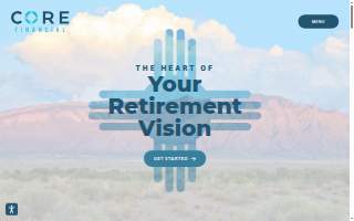 Core Financial website