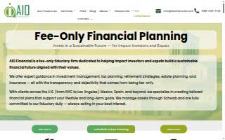AIO Fee Only Financial Advisors of Tucson website