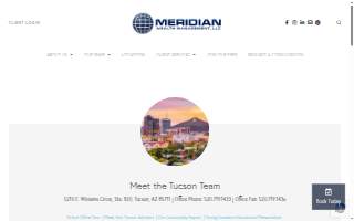 Meridian Wealth Management, LLC - Tucson website