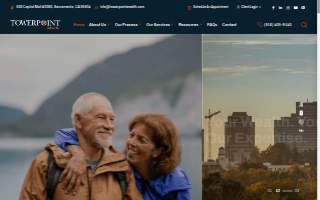 Towerpoint Wealth of Sacramento website