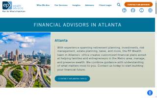 EP Wealth Advisors of Atlanta website
