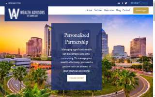 Wealth Advisors of Tampa Bay website