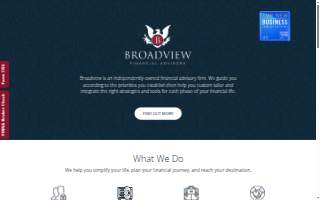Broadview Financial Advisors website