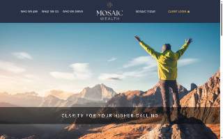 Mosaic Family Wealth website