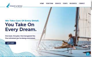 Peace Of Mind Wealth Management website