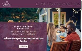 Vesta Wealth Advisors website