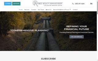 Refined Wealth Management website