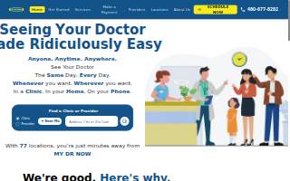My Dr Now of Phoenix website