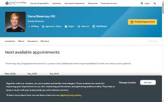 Dana Bleakney, MD website