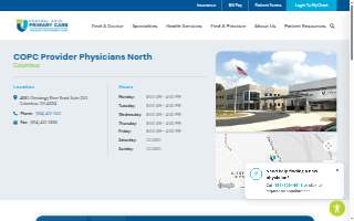 Provider Physicians North - Central Ohio Primary Care website