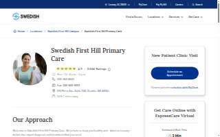 Swedish First Hill Primary Care website