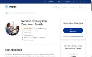 Swedish Primary Care - Downtown Seattle website