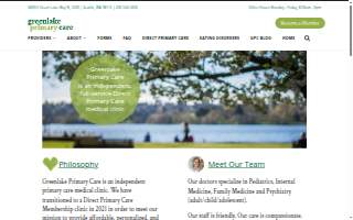 Greenlake Primary Care website