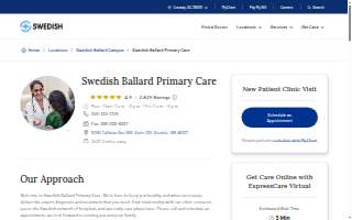 Swedish Primary Care - Ballard website