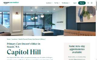 One Medical Primary Care Clinic - Capitol Hill website
