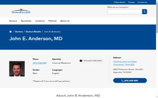 John Anderson, MD website