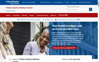 TriStar Skyline Medical Center website