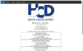 Health Centers Detroit Medical Group website