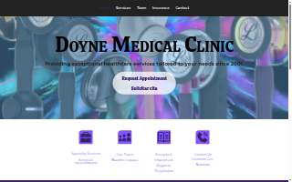 Doyne Medical Clinic website