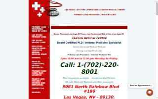 Canyon Medical Center website