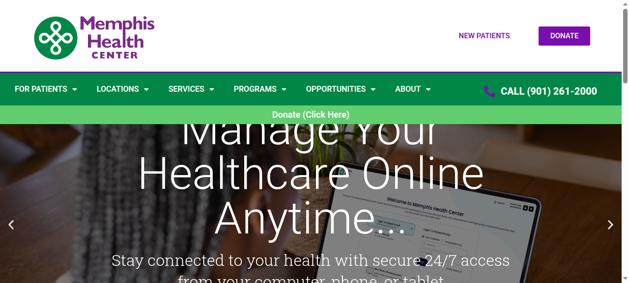 Memphis Health Center, Inc. website