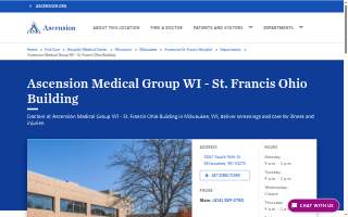 Ascension Medical Group WI - St. Francis Ohio Building website