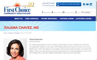 Dr. Juliana Chavez website