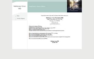 Ildefonso Cruz, MD website
