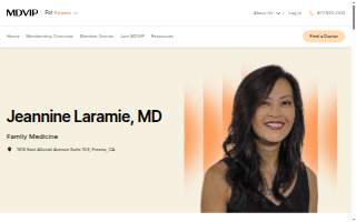 Dr. Jeannine Laramie, MD website