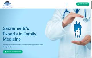Natomas Family Practice website