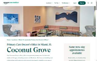 One Medical Primary Care Clinic - Coconut Grove website