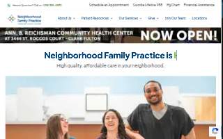 Neighborhood Family Practice - Tremont Community Health Center website