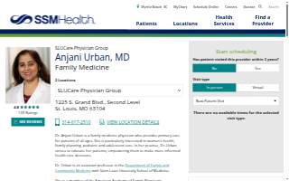 Anjani Urban, MD website