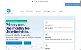 Link Primary Care website