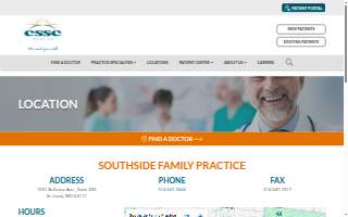 Southside Family Practice website