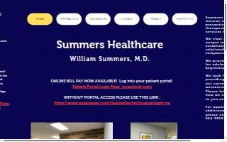 Summers Healthcare website